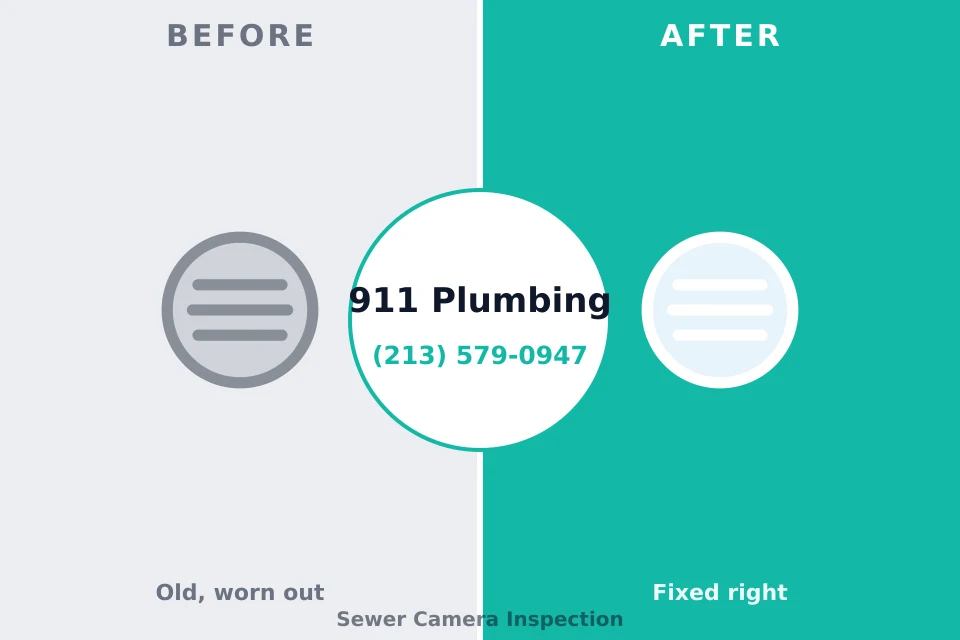 Before and after: plumbing company Celina, TN